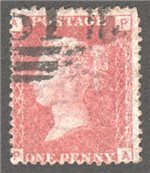 Great Britain Scott 33 Used Plate 110 - PA